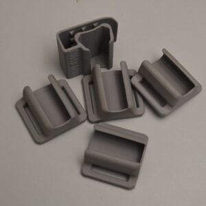 Set of plastic fasteners for sensors