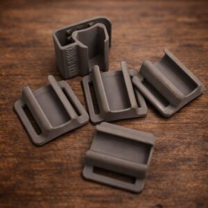 Set of plastic fasteners for sensors